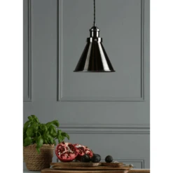 Laura Ashley RUFUS Pendant Industrial Nickel 6 Laura Ashley RUFUS Pendant Industrial Nickel -Laura Ashley rufus pendant industrial nickel p21708 40540 image