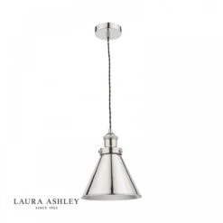 Laura Ashley RUFUS Pendant Polished Chrome