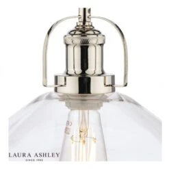 Laura Ashley RYE Clear Glass Pendant Ceiling Light -Laura Ashley rye clear glass pendant ceiling light p20359 41146 image
