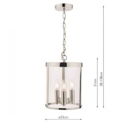 Laura Ashley SELBOURNE 3 Light Polished Nickel Lantern Ceiling Light 6 Laura Ashley SELBOURNE 3 Light Polished Nickel Lantern Ceiling Light -Laura Ashley selbourne 3 light polished nickel lantern ceiling light p20362 41165 image