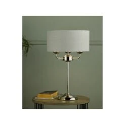 Laura Ashley SORRENTO 3 Light Table Lamp | Antique Brass | Ivory Shade 11 Laura Ashley SORRENTO 3 Light Table Lamp | Antique Brass | Ivory Shade -Laura Ashley sorrento 3 light table lamp antique brass ivory shade p20210 40003 image