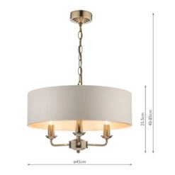 Laura Ashley SORRENTO Antique Brass 3 Light Armed Fitting Ceiling Light With Ivory Shade 7 Laura Ashley SORRENTO Antique Brass 3 Light Armed Fitting Ceiling Light With Ivory Shade -Laura Ashley sorrento antique brass 3 light armed fitting ceiling light with ivory shade p20183 39856 image