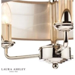 Laura Ashley SORRENTO Polished Nickel 3 Light Armed Fitting Ceiling Light | Charcoal Shade 8 Laura Ashley SORRENTO Polished Nickel 3 Light Armed Fitting Ceiling Light | Charcoal Shade -Laura Ashley sorrento polished nickel 3 light armed fitting ceiling light charcoal shade p20379 40051 image