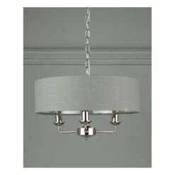 Laura Ashley SORRENTO Polished Nickel 3 Light Armed Fitting Ceiling Light | Charcoal Shade 10 Laura Ashley SORRENTO Polished Nickel 3 Light Armed Fitting Ceiling Light | Charcoal Shade -Laura Ashley sorrento polished nickel 3 light armed fitting ceiling light charcoal shade p20379 40053 image