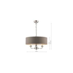 Laura Ashley SORRENTO Polished Nickel 3 Light Armed Fitting Ceiling Light | Charcoal Shade 11 Laura Ashley SORRENTO Polished Nickel 3 Light Armed Fitting Ceiling Light | Charcoal Shade -Laura Ashley sorrento polished nickel 3 light armed fitting ceiling light charcoal shade p20379 40376 image