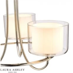 Laura Ashley SOUTHWELL 3 Light Pendant Polished Nickel Opal -Laura Ashley southwell 3 light pendant polished nickel opal p20224 40863 image