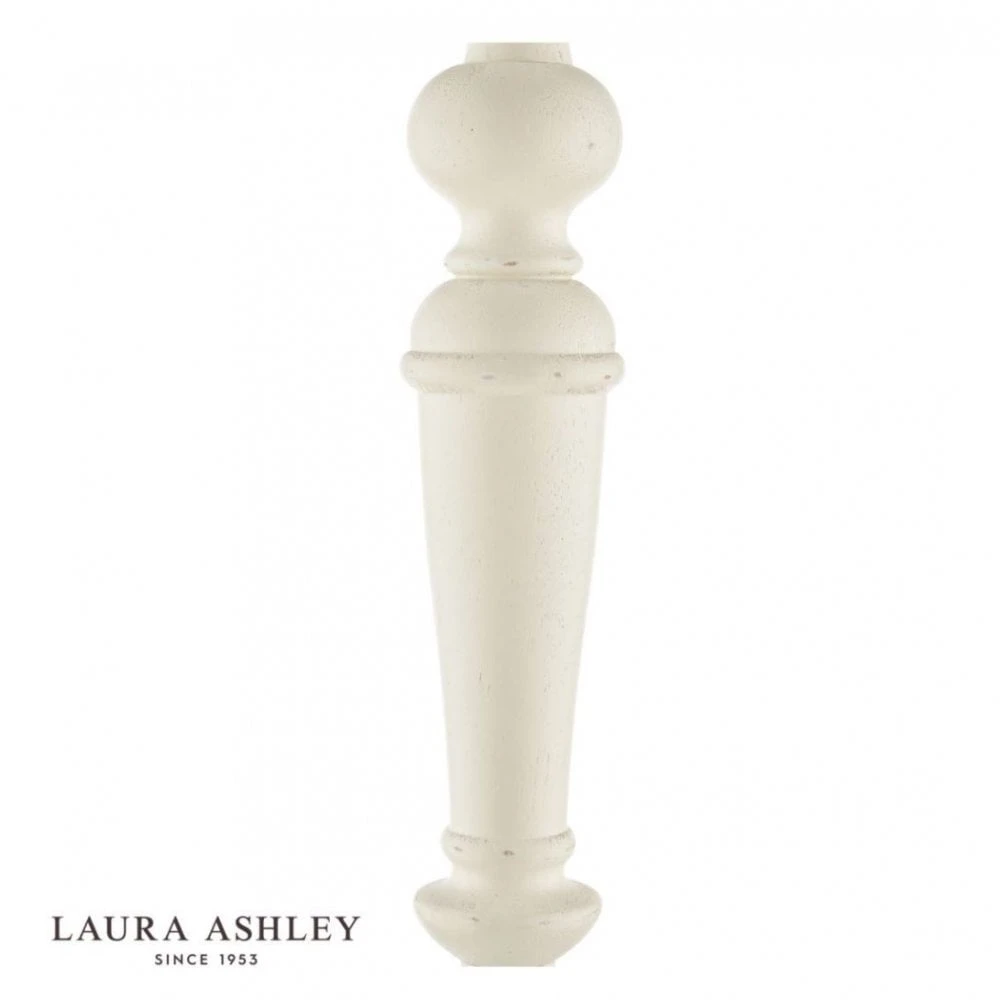 Laura Ashley TATE Wood Painted Candlestick Table Lamp Base Only 3 Laura Ashley TATE Wood Painted Candlestick Table Lamp Base Only - Image 3