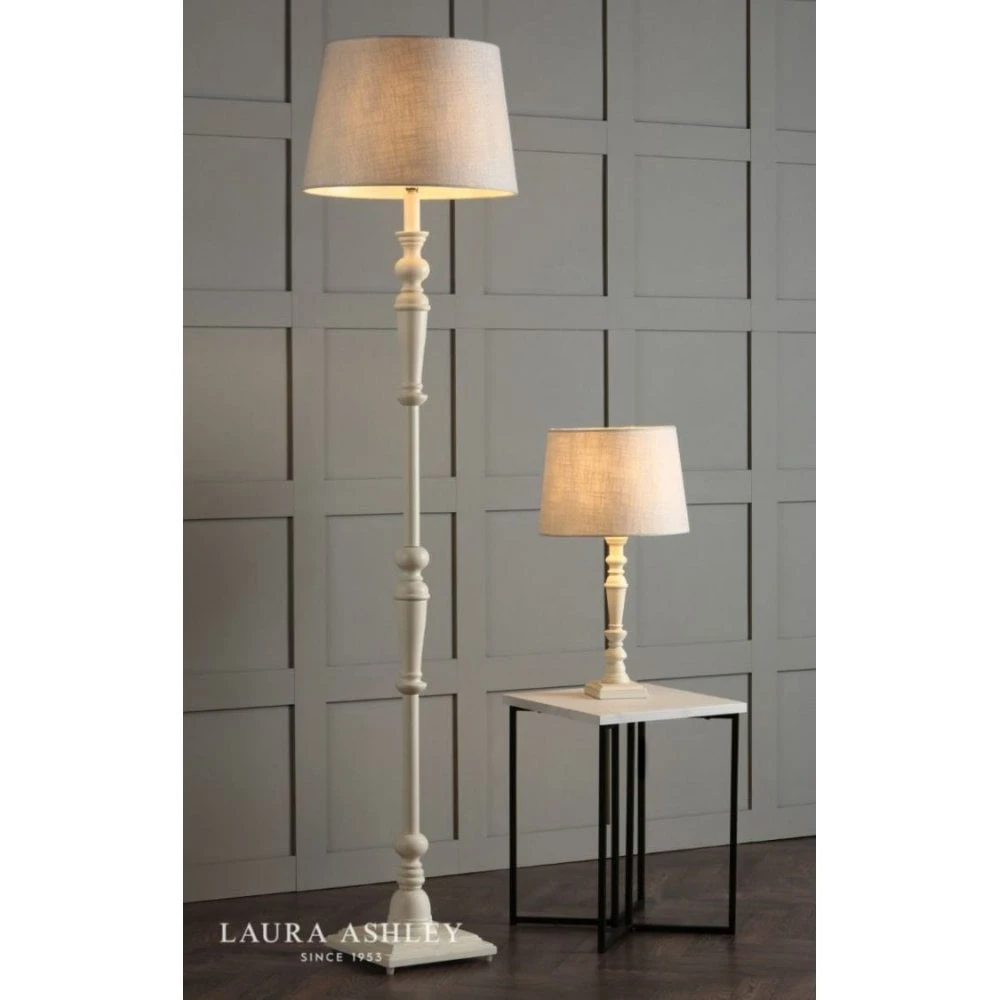 Laura Ashley TATE Wood Painted Candlestick Table Lamp Base Only 4 Laura Ashley TATE Wood Painted Candlestick Table Lamp Base Only - Image 4