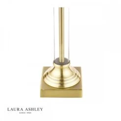 Laura Ashley WINSTON Antique Brass & Glass Candlestick Table Lamp Base -Laura Ashley winston antique brass glass candlestick table lamp base p20399 41191 image