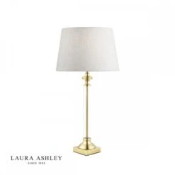 Laura Ashley WINSTON Antique Brass & Glass Candlestick Table Lamp Base -Laura Ashley winston antique brass glass candlestick table lamp base p20399 41193 image