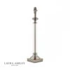 Laura Ashley WINSTON Antique Chrome & Glass Candlestick Table Lamp Base